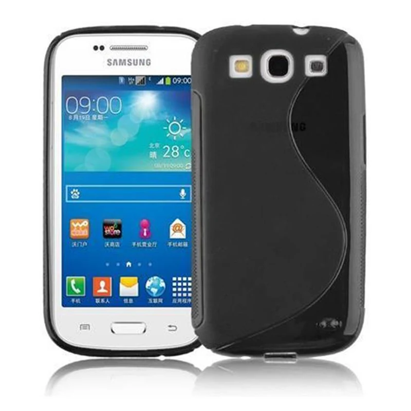 Cadorabo Hülle kompatibel mit Samsung Galaxy TREND 3 Schutzhülle aus flexiblem TPU Silikon