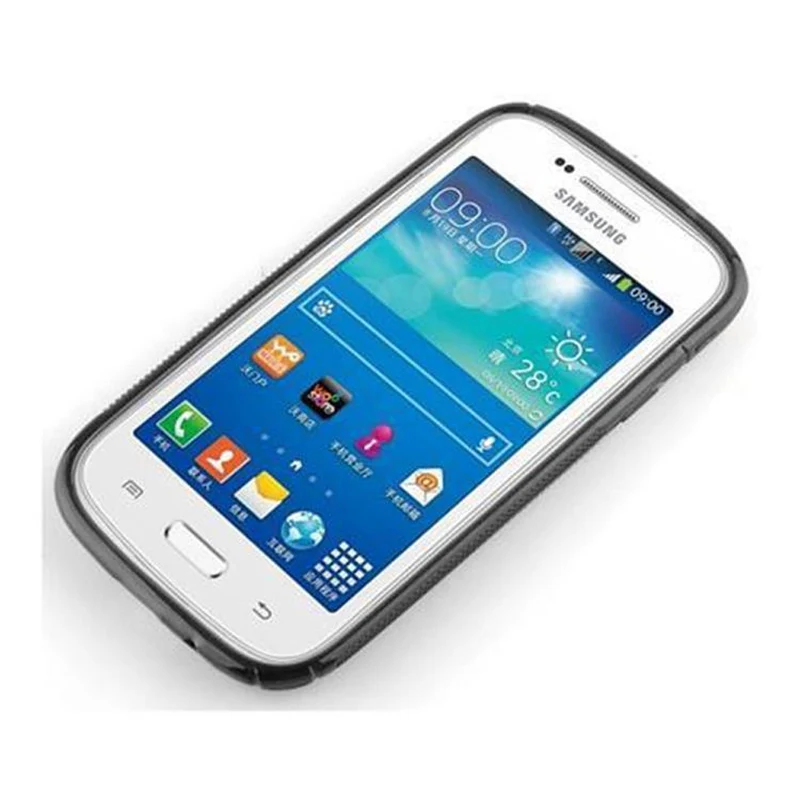 Cadorabo Hülle kompatibel mit Samsung Galaxy TREND 3 Schutzhülle aus flexiblem TPU Silikon