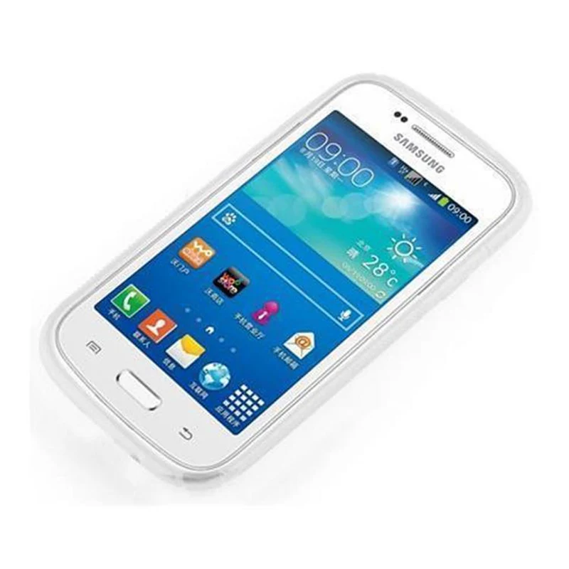 Cadorabo Hülle kompatibel mit Samsung Galaxy TREND 3 Schutzhülle aus flexiblem TPU Silikon