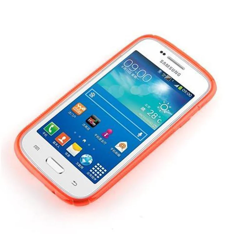 Cadorabo Hülle kompatibel mit Samsung Galaxy TREND 3 Schutzhülle aus flexiblem TPU Silikon