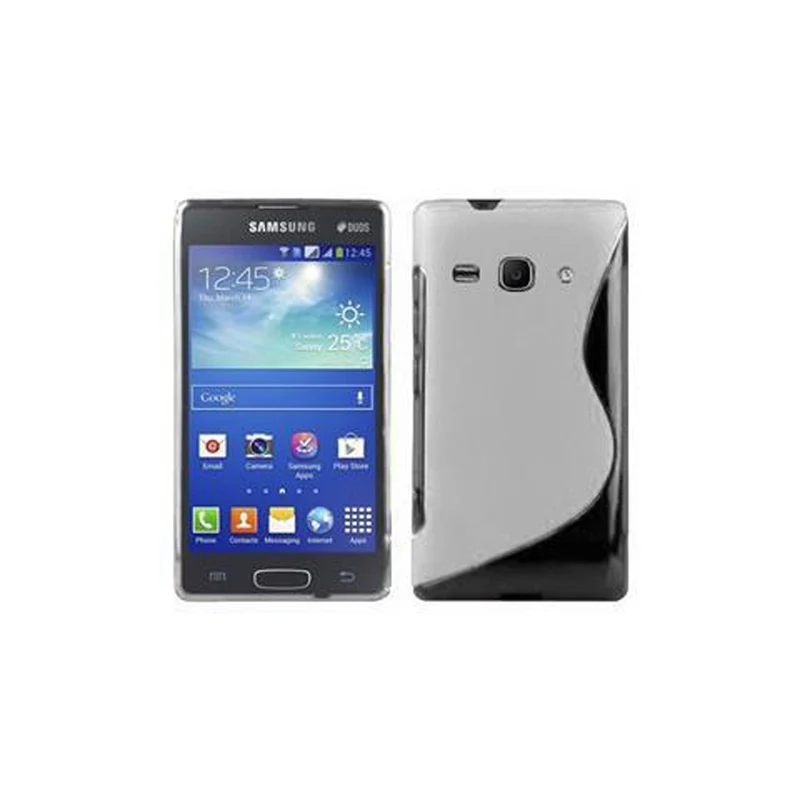 Cadorabo Hülle kompatibel mit Samsung Galaxy ACE 3 Schutzhülle aus flexiblem TPU Silikon