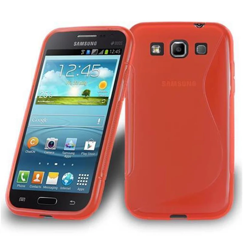 Cadorabo Hülle kompatibel mit Samsung Galaxy WIN Schutzhülle aus flexiblem TPU Silikon