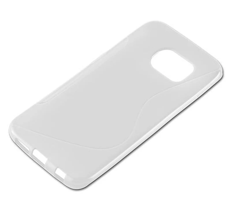 Cadorabo Hülle kompatibel mit Samsung Galaxy S6 EDGE PLUS Schutzhülle aus flexiblem TPU Silikon