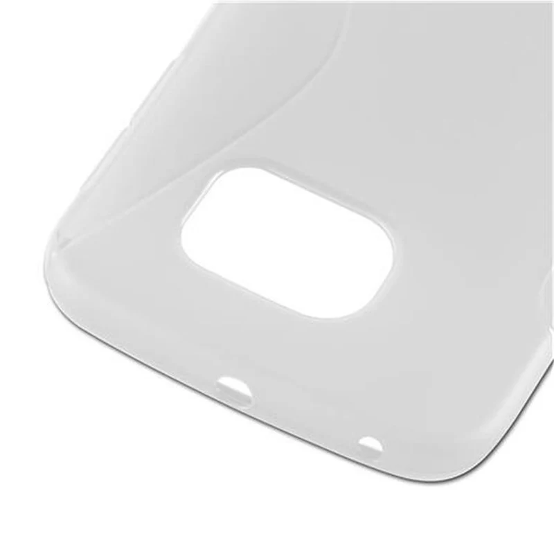 Cadorabo Hülle kompatibel mit Samsung Galaxy S6 EDGE PLUS Schutzhülle aus flexiblem TPU Silikon