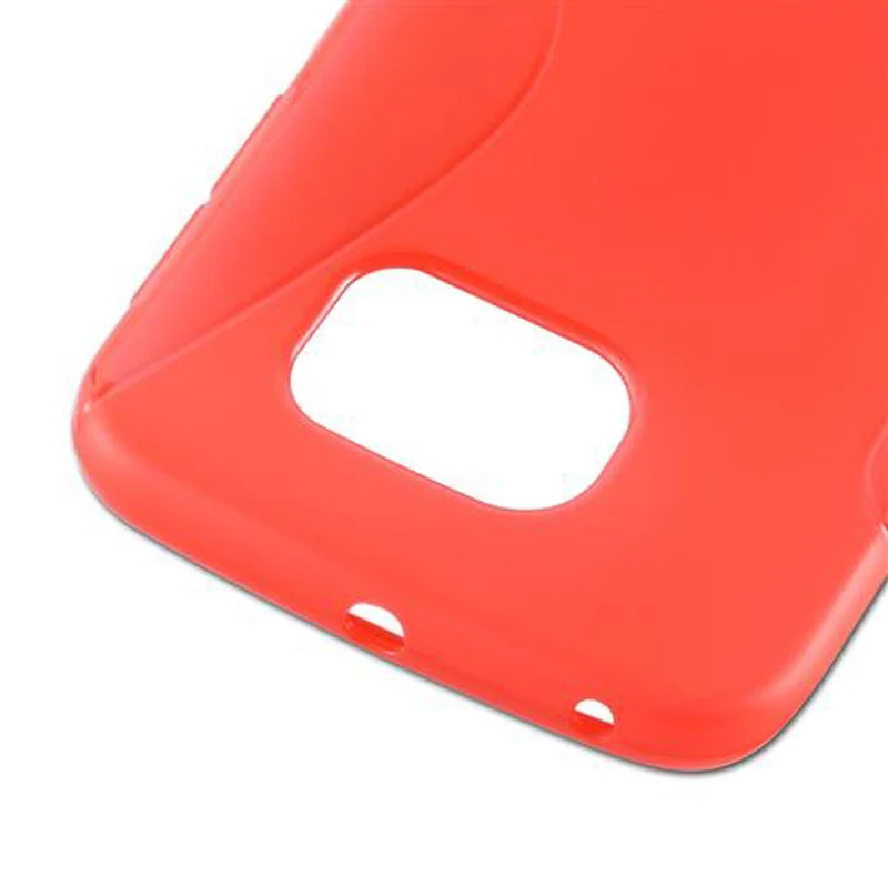 Cadorabo Hülle kompatibel mit Samsung Galaxy S6 EDGE Schutzhülle aus flexiblem TPU Silikon