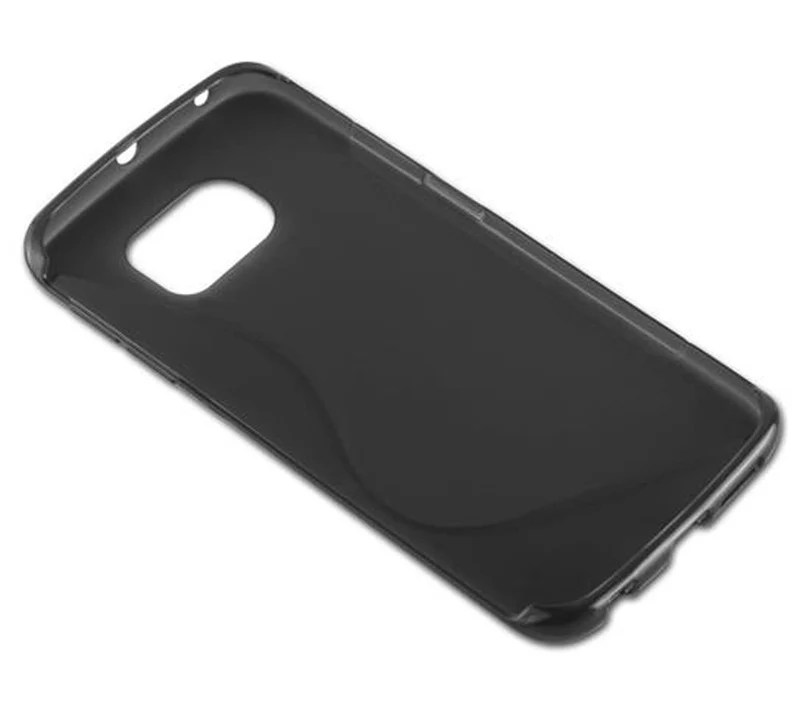 Cadorabo Hülle kompatibel mit Samsung Galaxy S6 EDGE Schutzhülle aus flexiblem TPU Silikon