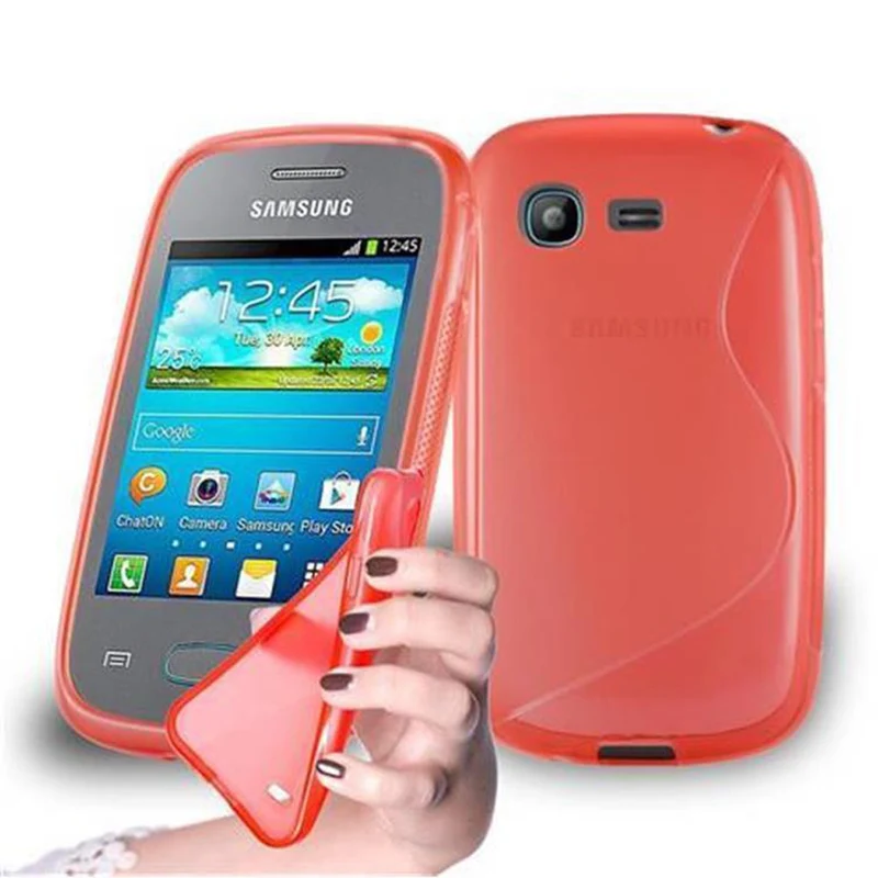 Cadorabo Hülle kompatibel mit Samsung Galaxy POCKET Schutzhülle aus flexiblem TPU Silikon