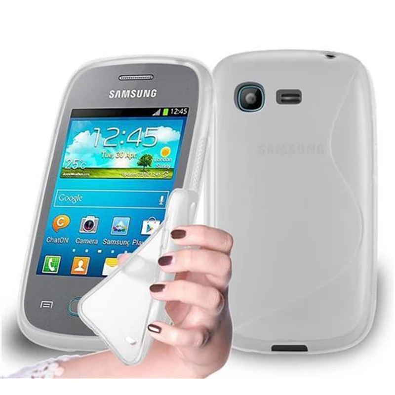 Cadorabo Hülle kompatibel mit Samsung Galaxy POCKET Schutzhülle aus flexiblem TPU Silikon