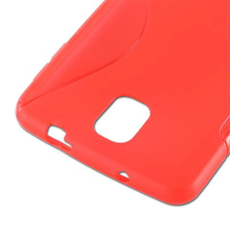 Cadorabo Hülle kompatibel mit Samsung Galaxy NOTE 3 Schutzhülle aus flexiblem TPU Silikon