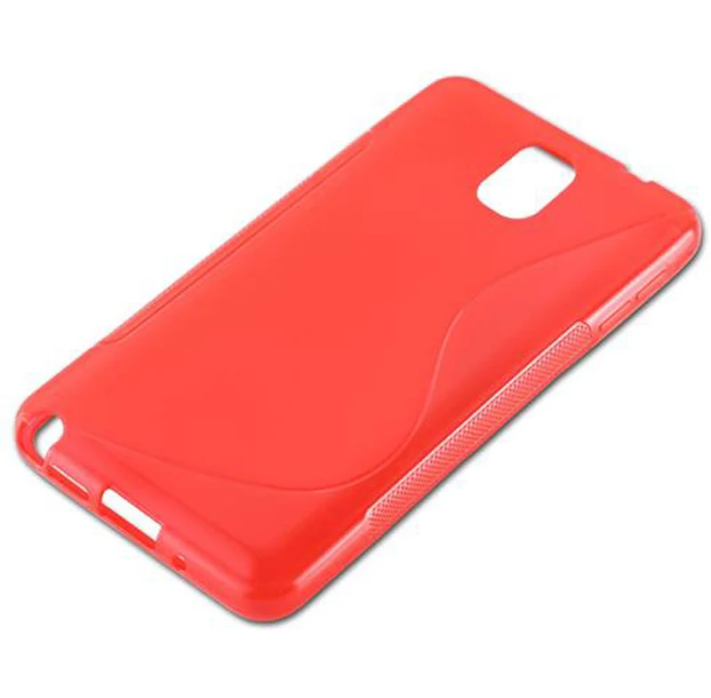 Cadorabo Hülle kompatibel mit Samsung Galaxy NOTE 3 Schutzhülle aus flexiblem TPU Silikon