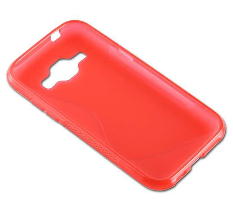 Cadorabo Hülle kompatibel mit Samsung Galaxy J1 2015 Schutzhülle aus flexiblem TPU Silikon