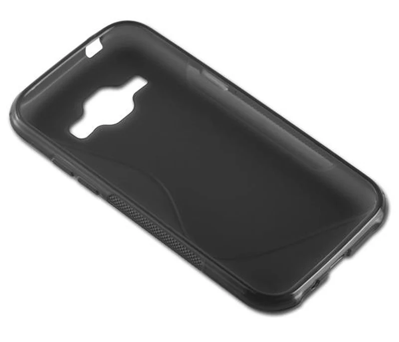 Cadorabo Hülle kompatibel mit Samsung Galaxy J1 2015 Schutzhülle aus flexiblem TPU Silikon