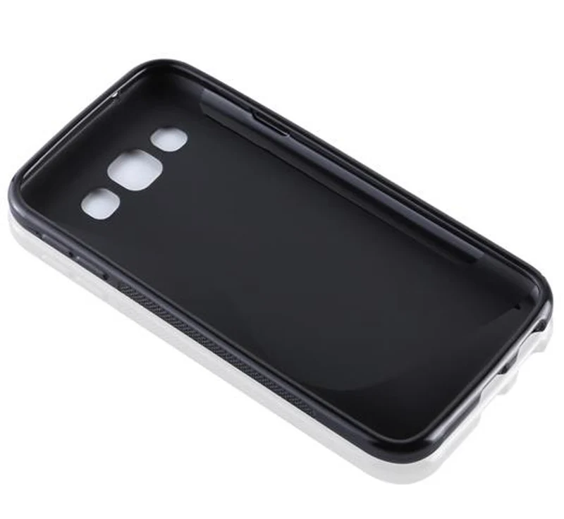 Cadorabo Hülle kompatibel mit Samsung Galaxy E5 Schutzhülle aus flexiblem TPU Silikon