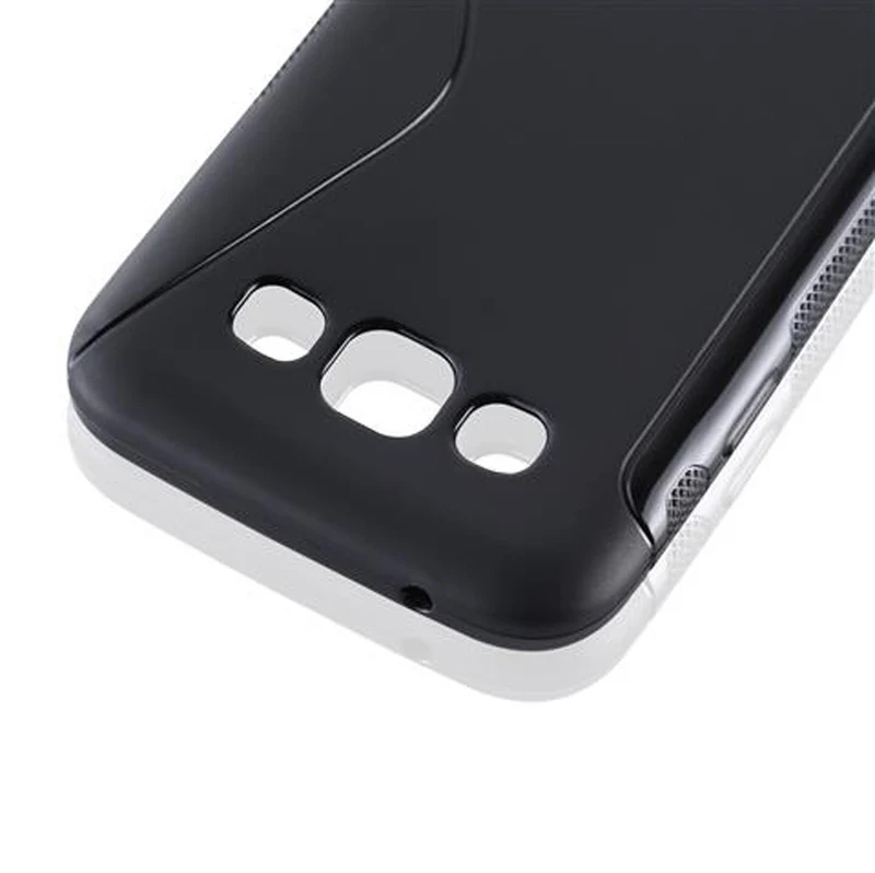 Cadorabo Hülle kompatibel mit Samsung Galaxy E5 Schutzhülle aus flexiblem TPU Silikon