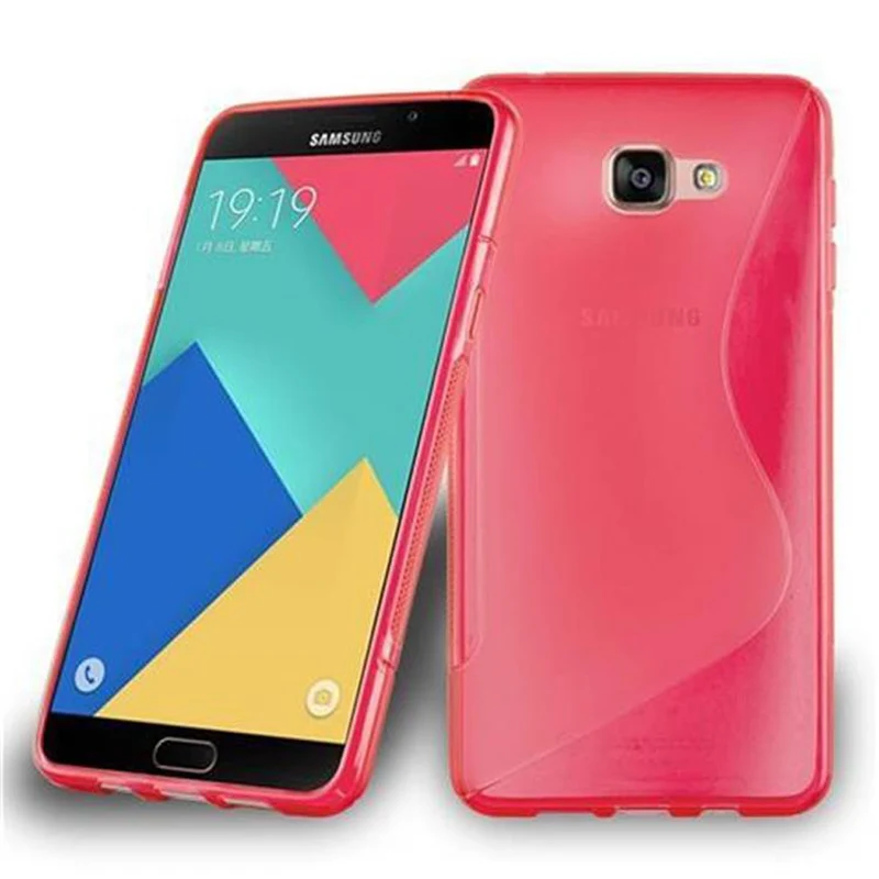 Cadorabo Hülle kompatibel mit Samsung Galaxy A9 2016 Schutzhülle aus flexiblem TPU Silikon