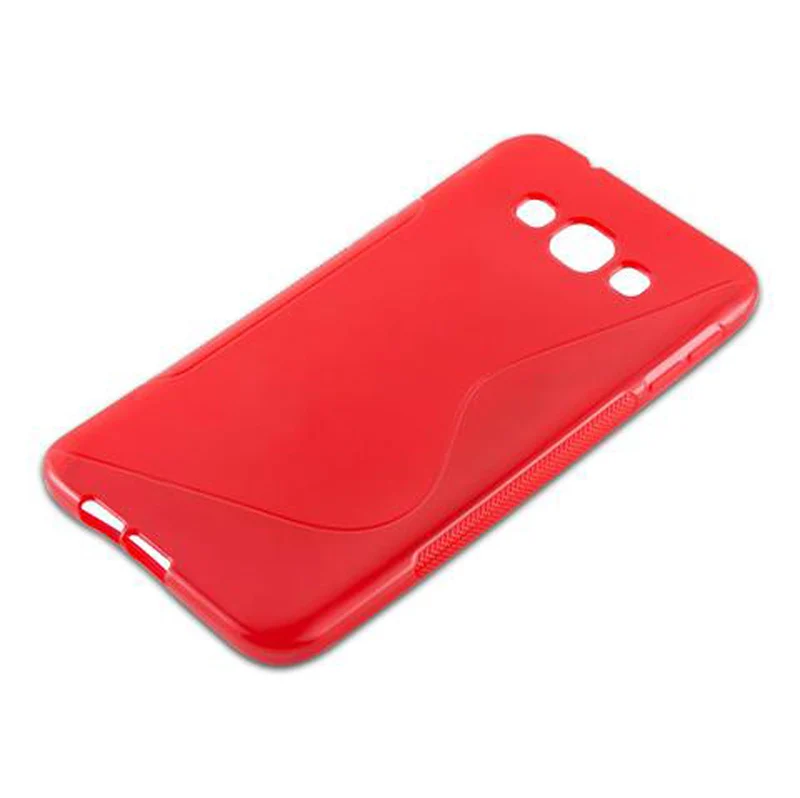 Cadorabo Hülle kompatibel mit Samsung Galaxy A8 2015 Schutzhülle aus flexiblem TPU Silikon