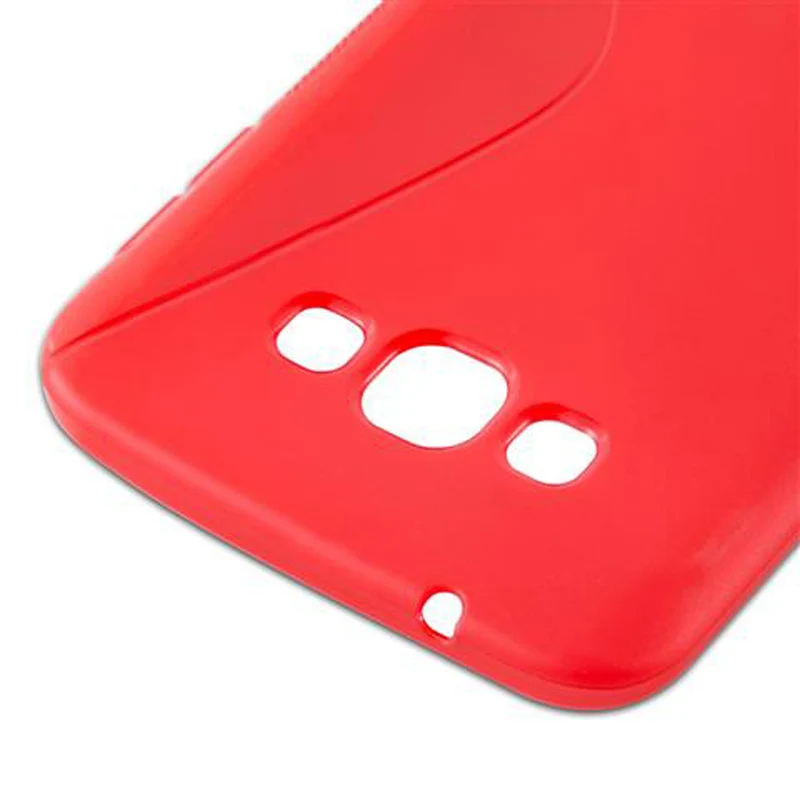 Cadorabo Hülle kompatibel mit Samsung Galaxy A8 2015 Schutzhülle aus flexiblem TPU Silikon