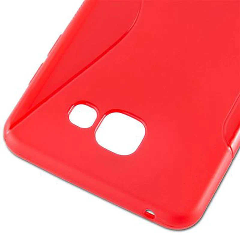 Cadorabo Hülle kompatibel mit Samsung Galaxy A7 2016 Schutzhülle aus flexiblem TPU Silikon