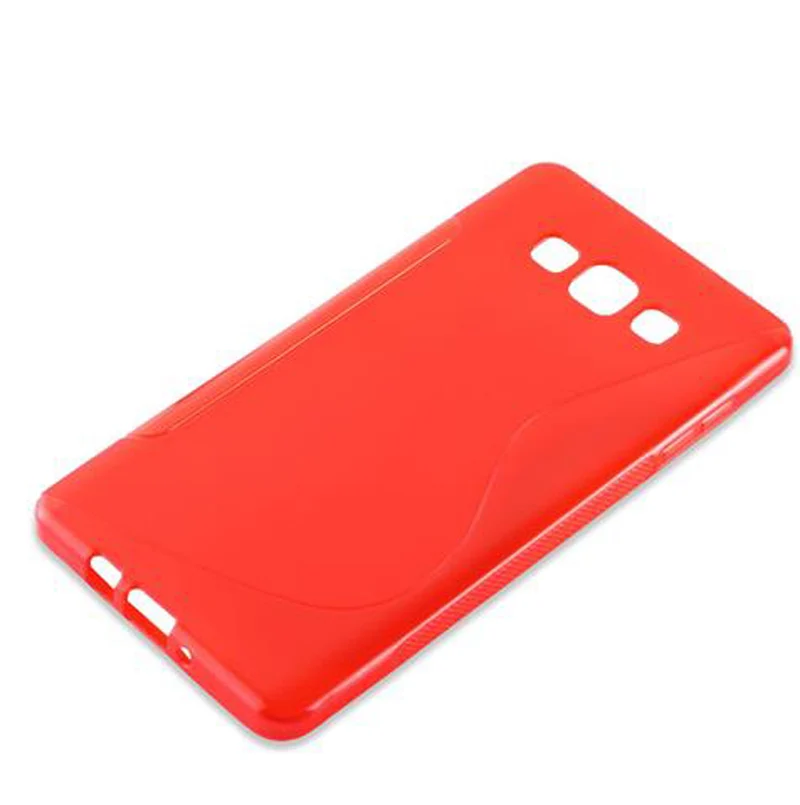 Cadorabo Hülle kompatibel mit Samsung Galaxy A7 2015 Schutzhülle aus flexiblem TPU Silikon