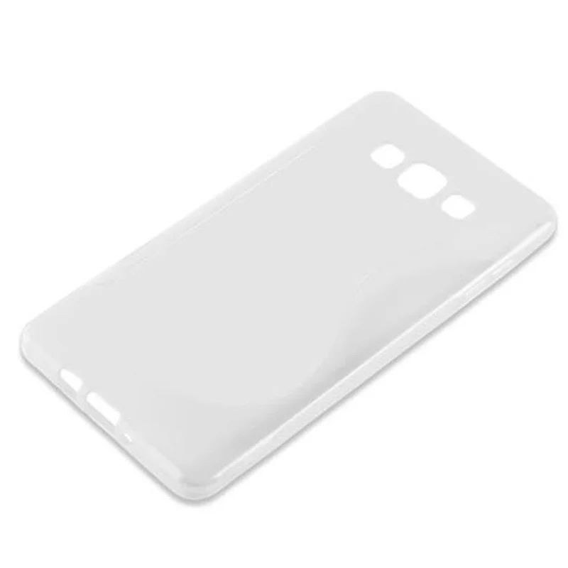 Cadorabo Hülle kompatibel mit Samsung Galaxy A7 2015 Schutzhülle aus flexiblem TPU Silikon
