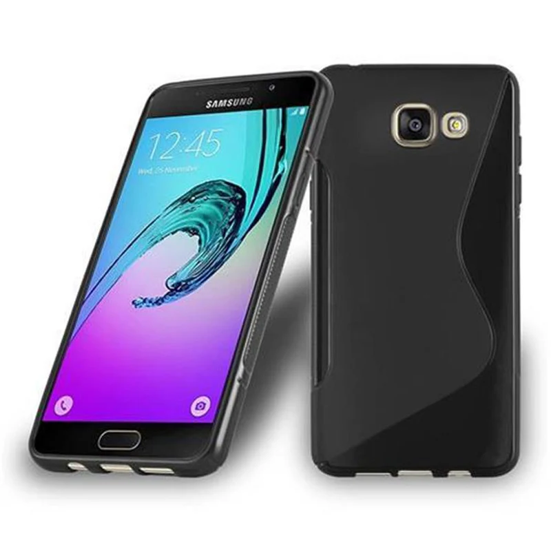 Cadorabo Hülle kompatibel mit Samsung Galaxy A5 2016 Schutzhülle aus flexiblem TPU Silikon