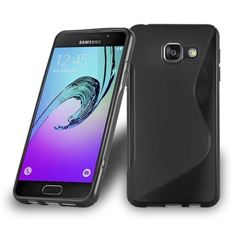 Cadorabo Hülle kompatibel mit Samsung Galaxy A3 2016 Schutzhülle aus flexiblem TPU Silikon