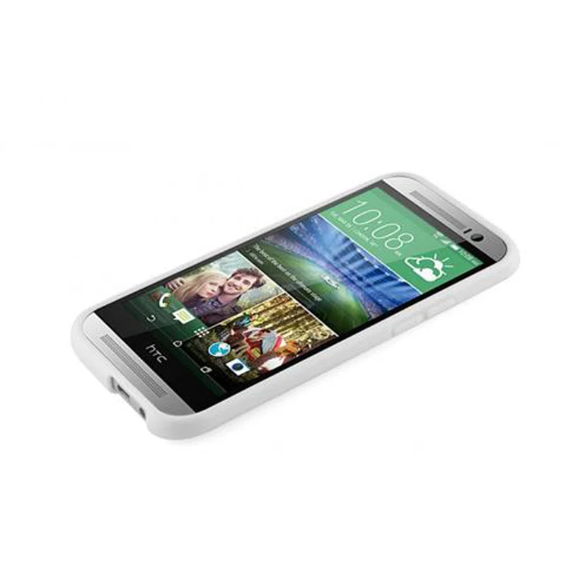 Cadorabo Hülle kompatibel mit HTC ONE M8 Schutzhülle aus flexiblem TPU Silikon