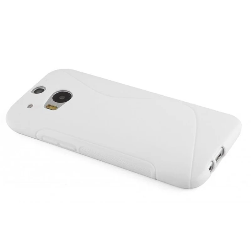 Cadorabo Hülle kompatibel mit HTC ONE M8 Schutzhülle aus flexiblem TPU Silikon