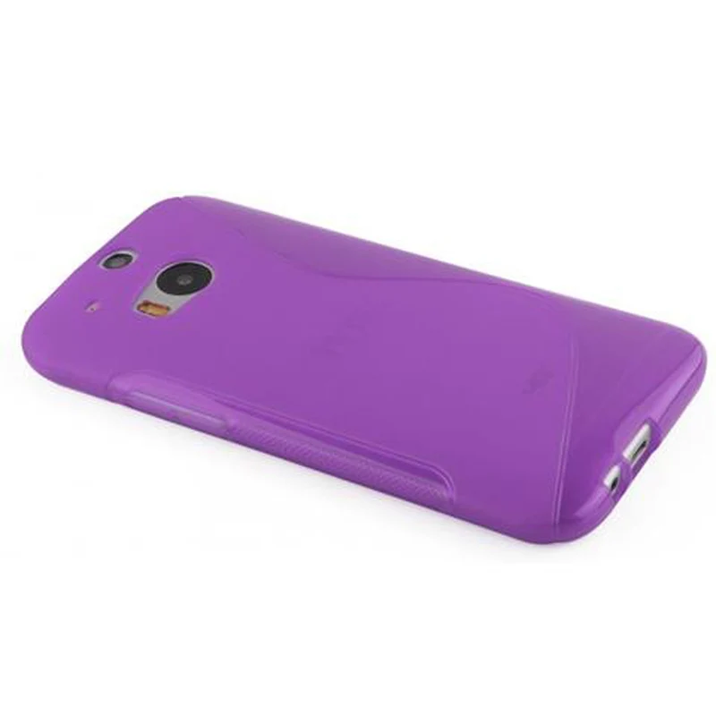 Cadorabo Hülle kompatibel mit HTC ONE M8 Schutzhülle aus flexiblem TPU Silikon