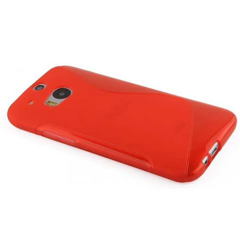 Cadorabo Hülle kompatibel mit HTC ONE M8 Schutzhülle aus flexiblem TPU Silikon
