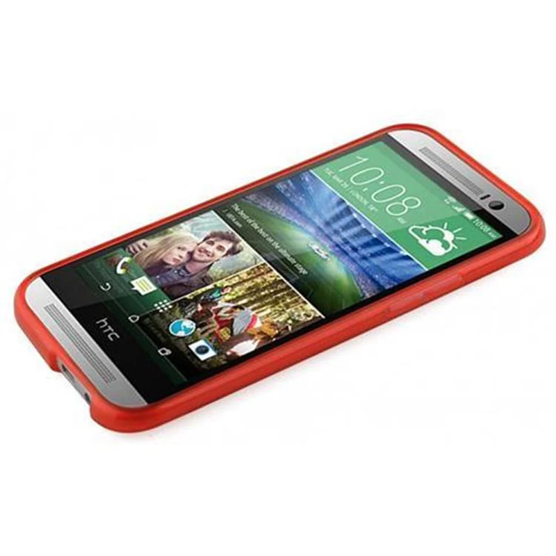 Cadorabo Hülle kompatibel mit HTC ONE M8 Schutzhülle aus flexiblem TPU Silikon