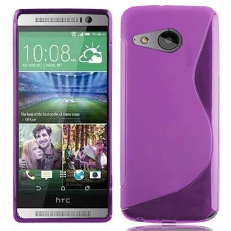 Cadorabo Hülle kompatibel mit HTC ONE M8 MINI Schutzhülle aus flexiblem TPU Silikon