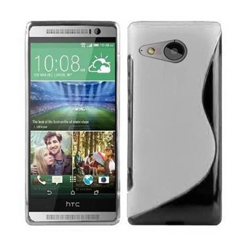 Cadorabo Hülle kompatibel mit HTC ONE M8 MINI Schutzhülle aus flexiblem TPU Silikon