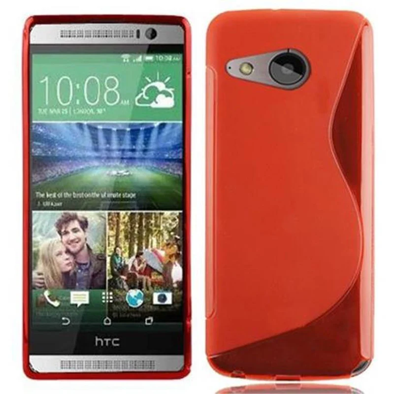 Cadorabo Hülle kompatibel mit HTC ONE M8 MINI Schutzhülle aus flexiblem TPU Silikon