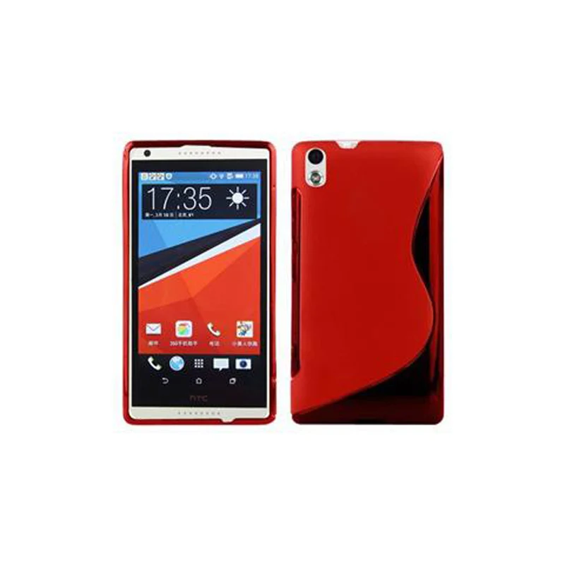 Cadorabo Hülle kompatibel mit HTC Desire 816 Schutzhülle aus flexiblem TPU Silikon