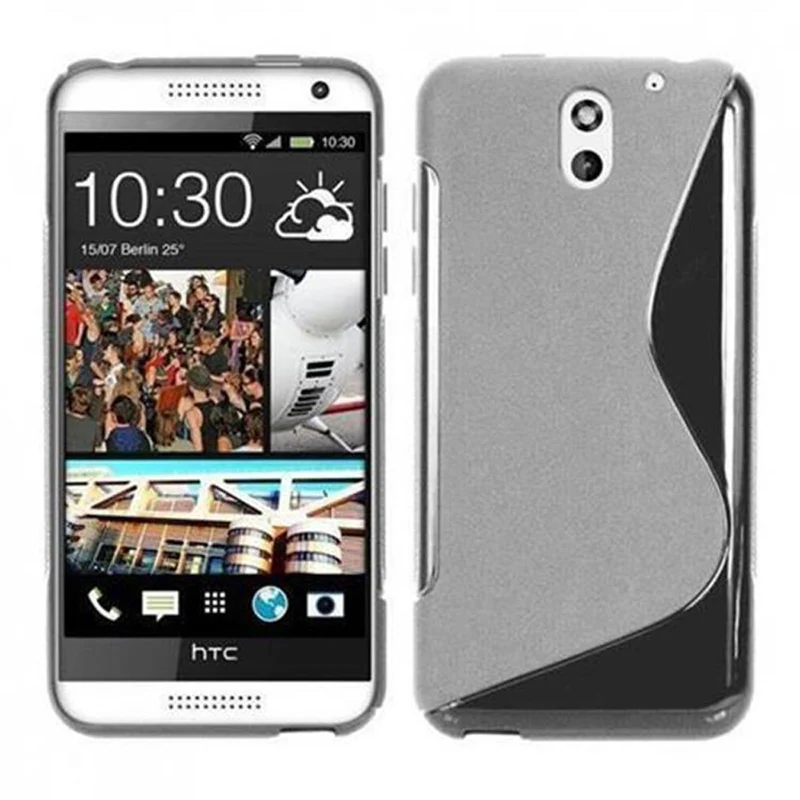 Cadorabo Hülle kompatibel mit HTC Desire 610 Schutzhülle aus flexiblem TPU Silikon