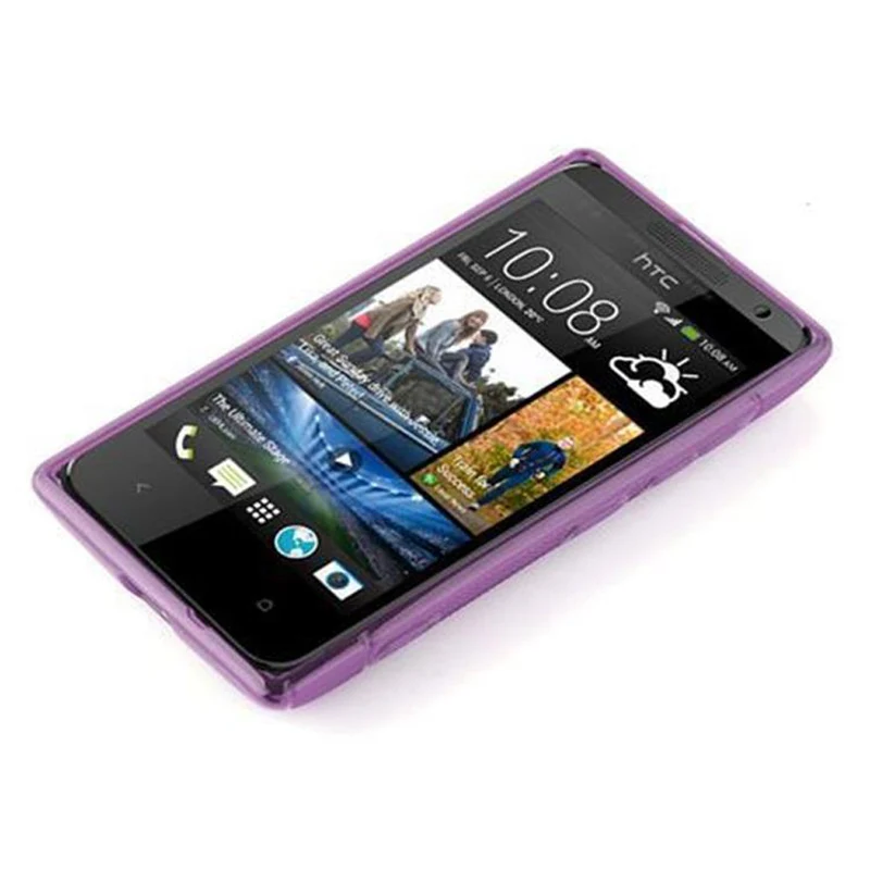 Cadorabo Hülle kompatibel mit HTC Desire 300 Schutzhülle aus flexiblem TPU Silikon