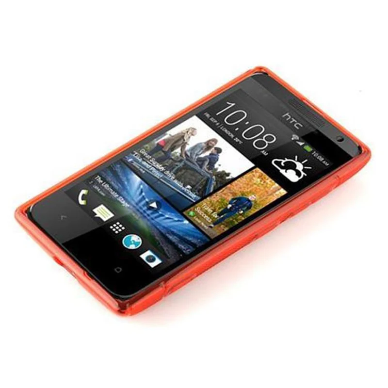 Cadorabo Hülle kompatibel mit HTC Desire 300 Schutzhülle aus flexiblem TPU Silikon