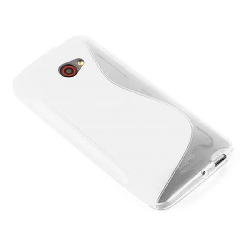 Cadorabo Hülle kompatibel mit HTC BUTTERFLY S Schutzhülle aus flexiblem TPU Silikon