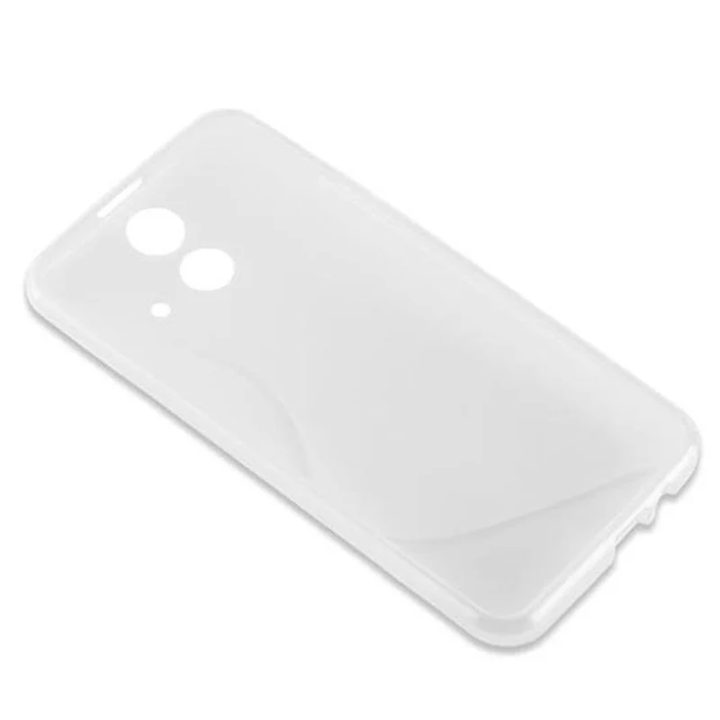 Cadorabo Hülle kompatibel mit HTC ONE E9 Schutzhülle aus flexiblem TPU Silikon