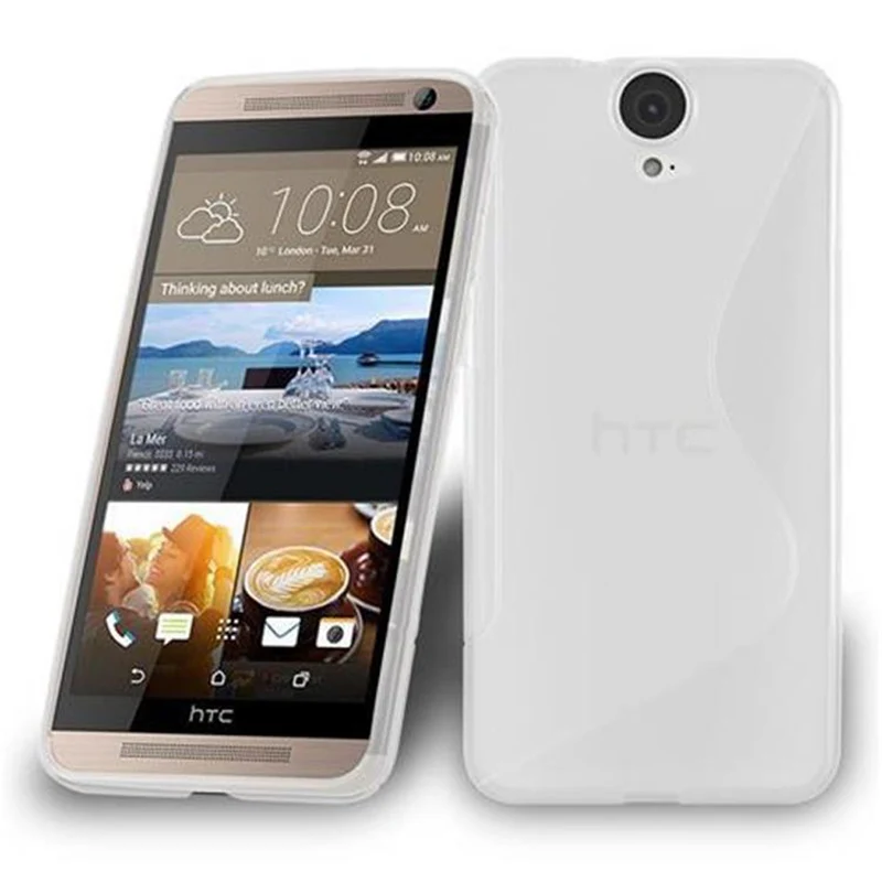 Cadorabo Hülle kompatibel mit HTC ONE E9 PLUS Schutzhülle aus flexiblem TPU Silikon