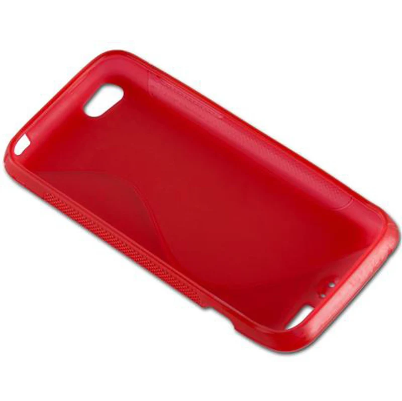Cadorabo Hülle kompatibel mit HTC ONE V Schutzhülle aus flexiblem TPU Silikon