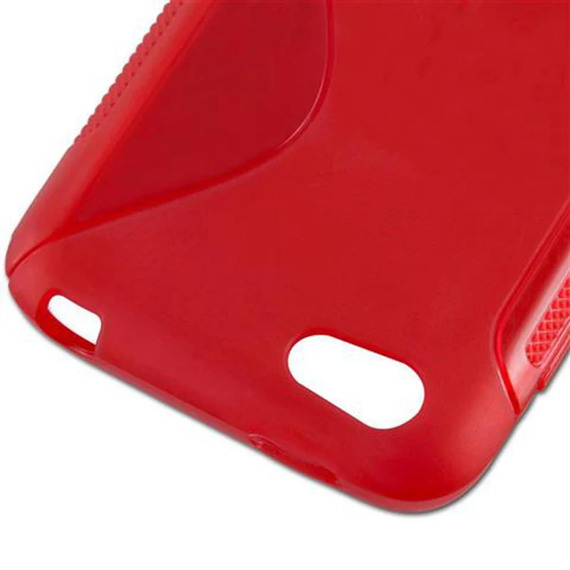 Cadorabo Hülle kompatibel mit HTC ONE V Schutzhülle aus flexiblem TPU Silikon