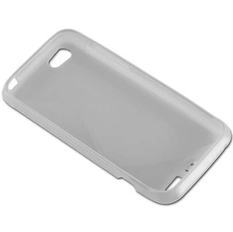 Cadorabo Hülle kompatibel mit HTC ONE V Schutzhülle aus flexiblem TPU Silikon