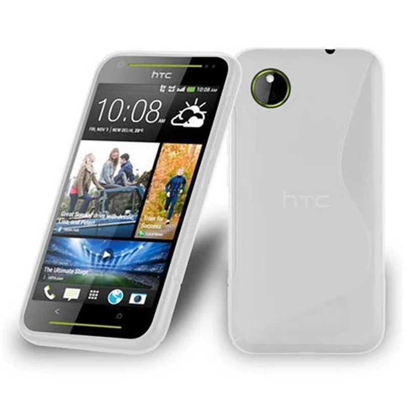 Cadorabo Hülle kompatibel mit HTC Desire 700 Schutzhülle aus flexiblem TPU Silikon