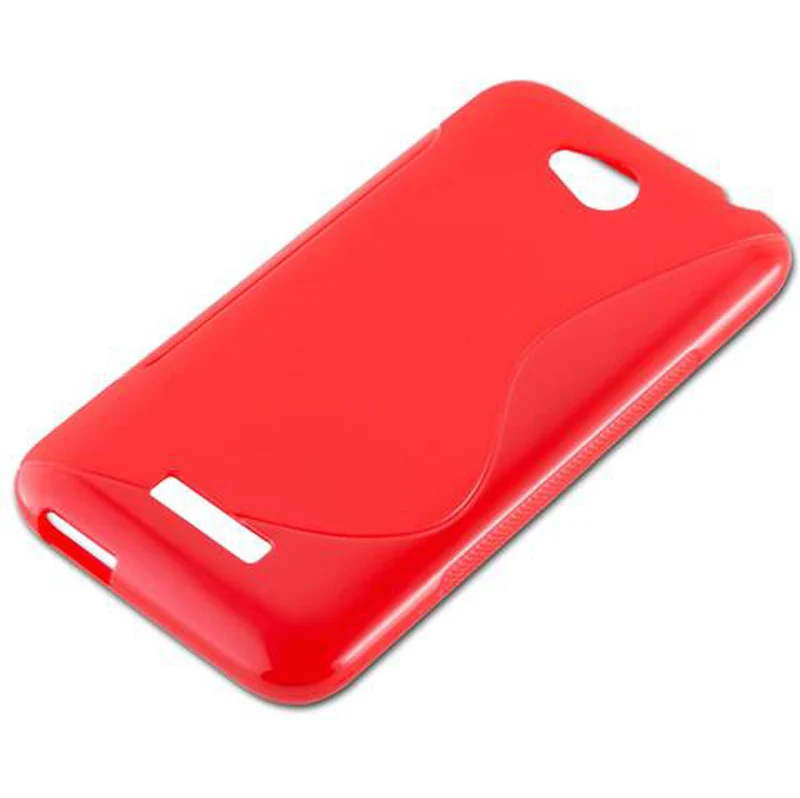 Cadorabo Hülle kompatibel mit HTC Desire 616 Schutzhülle aus flexiblem TPU Silikon