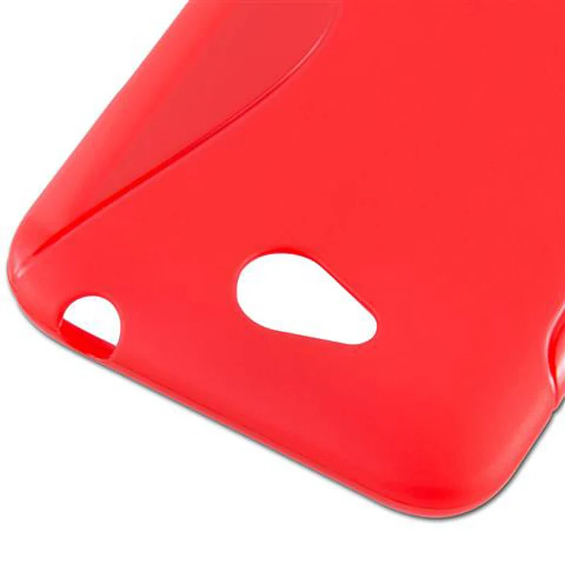 Cadorabo Hülle kompatibel mit HTC Desire 616 Schutzhülle aus flexiblem TPU Silikon