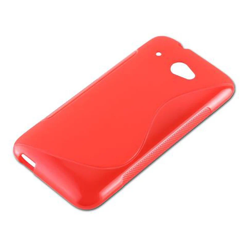 Cadorabo Hülle kompatibel mit HTC Desire 601 Schutzhülle aus flexiblem TPU Silikon