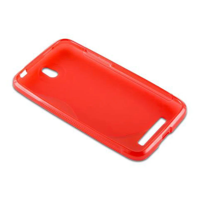 Cadorabo Hülle kompatibel mit HTC Desire 501 Schutzhülle aus flexiblem TPU Silikon