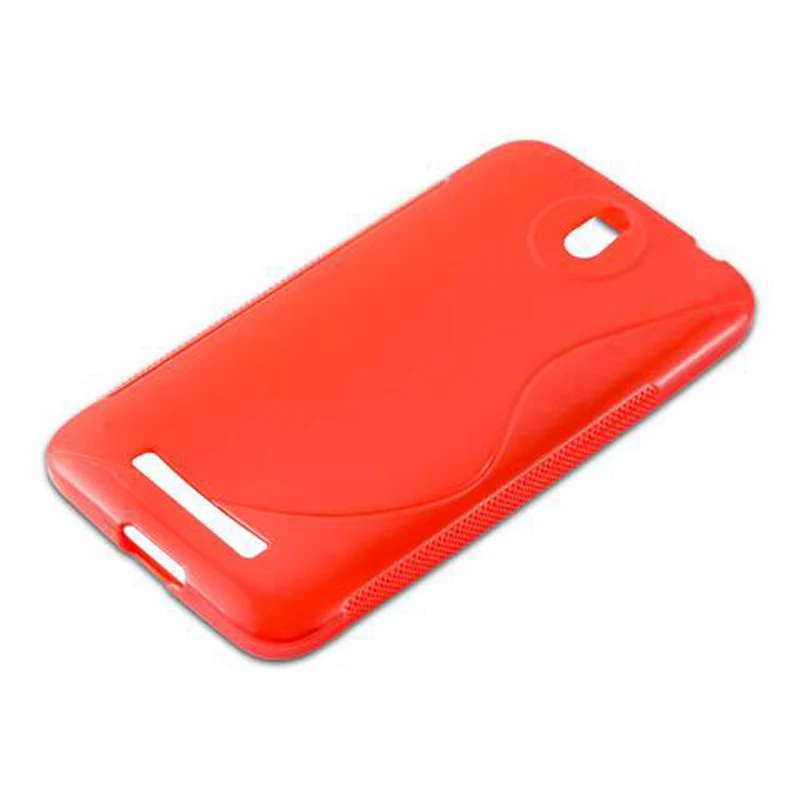 Cadorabo Hülle kompatibel mit HTC Desire 501 Schutzhülle aus flexiblem TPU Silikon